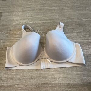 Cacique 46DD lightly lined underwire bra nude full coverage